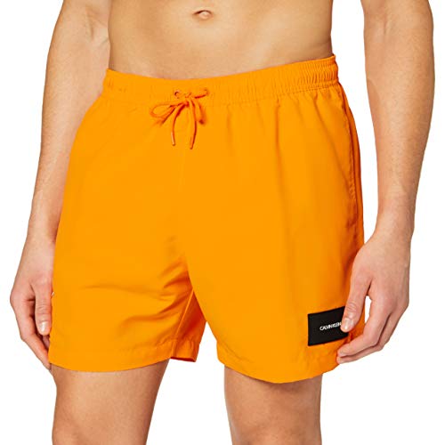 Calvin Klein Medium Drawstring Bañador de natación, Naranja (Turmeric 804), XXL para...
