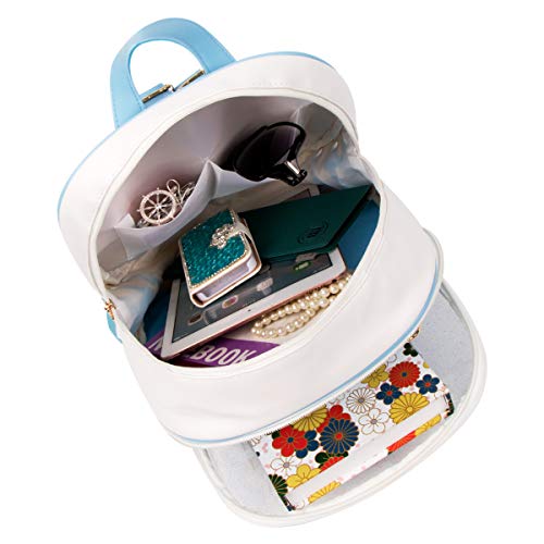 FF1 Candy Leather Bow Backpack Clear Beach Girls Bag Ita Bag 5