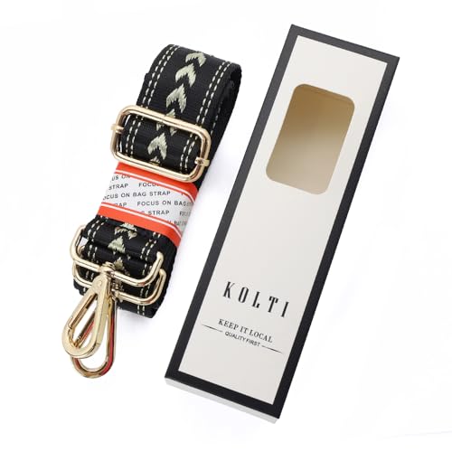 Image of Kolti Purse Strap Replacement Crossbody Handbag Stripe Wide Adjustable