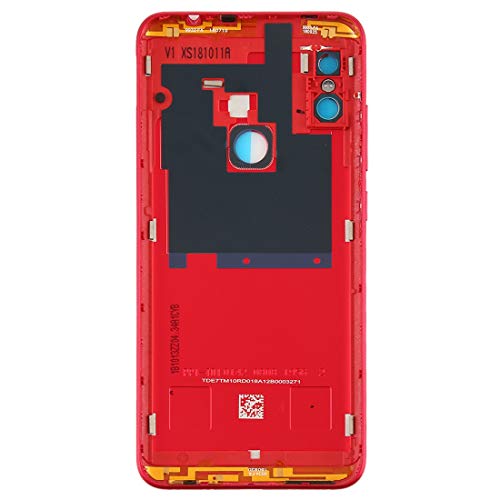 Châssis arrière Redmi Note 6 Pro rouge avec nappe de touches - 3