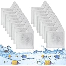 16 عبوة من خراطيش الفلتر البديلة XS لمرشحات Tetra Whisper الصغيرة جدًا، متوافقة مع AquaCulture، Top Fin EF-S، H Mini، تناسب خزانات أسماك الزينة حتى 3 جالون