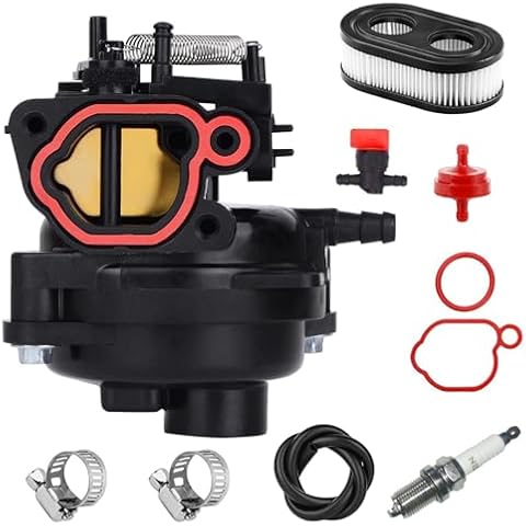 Sruchy 799584 Carburetor Kit Replacement for Lawn Mower Carburetor for 594058 596505 593261 594057 798452, Compatible with B&S Carb 550EX 725EXI 625EX 675EX 140cc 09P702 Troy Bilt TB110 TB200 Engines Cover