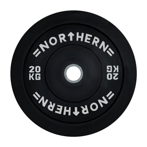 Olympic Weight Plate Disc Rubber Coated Cast Iron Bumper Weight Lifting Plates Vinyl Set for Deadlift Barbells Dumbbell Bars Strength Training Home Gym Fitness Workout 5,10,15,20KG Single & Set - Image 3