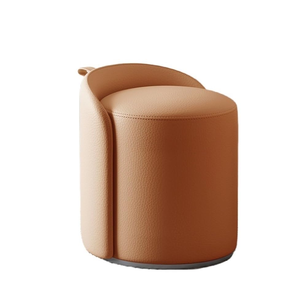 Meuble en cuir de luxe léger sous forme de tabouret de maquillage moderne