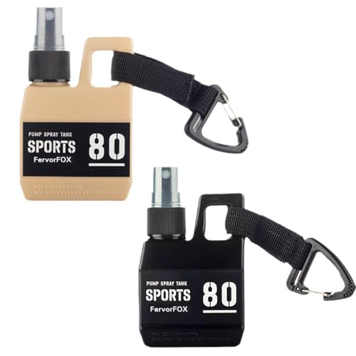 スプレーボトル 霧吹き 80ml 液体 スプレーボトル ポンプ圧力噴霧器 【 超微粒子 連続ミスト アルコール対応 】 スプレー容器(空容器) 超軽量 漏れ防止 携帯便利 アウトドア スポーツ キャンプ ハイキング マラソン 自転車 登山用 大人 子ども