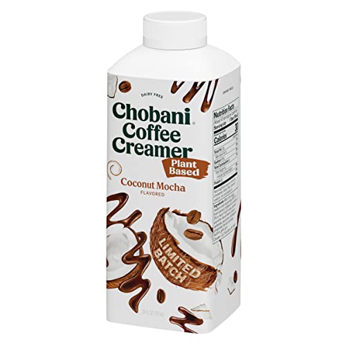 Chobani Plant-Based Coconut Mocha Flavored Coffee Creamer 24 Fl Oz #TOP1