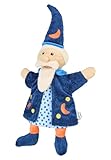 Sterntaler Handpuppe Zauberer - weiches Kinder Spielzeug zum Puppentheater, Erzählen, Kuscheln & Sprachförderung – Perfekter Spielkamerad & Geschenkidee, 37 x 25 x 9 cm, blau