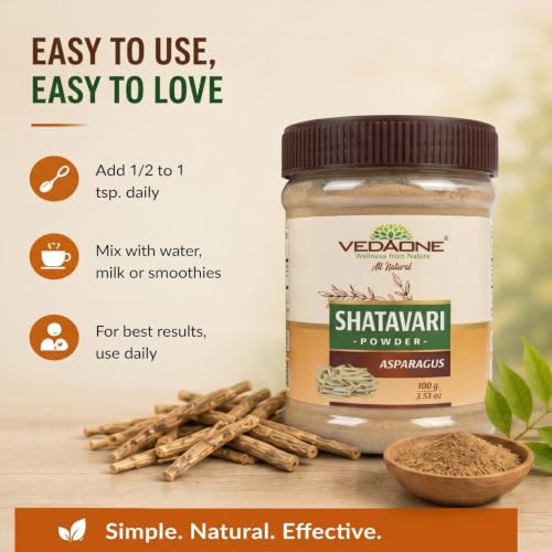 Image of USDA Organic Shatavari Powder - 100g (Pack of 2)