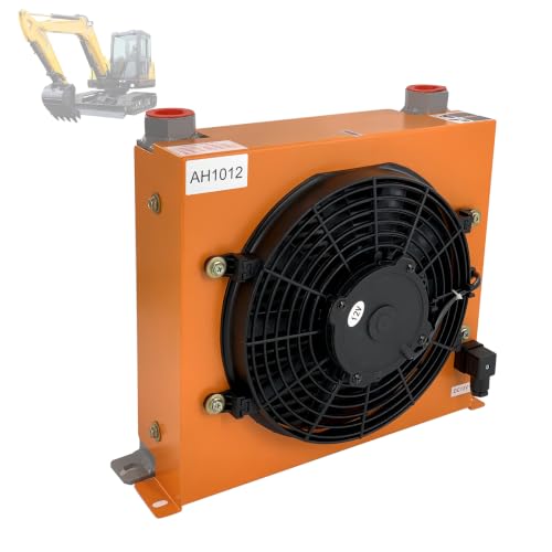AH1012T-CA Hydraulic Air Cooler with Fan 120W 12VDC 100L/min for Excavators
