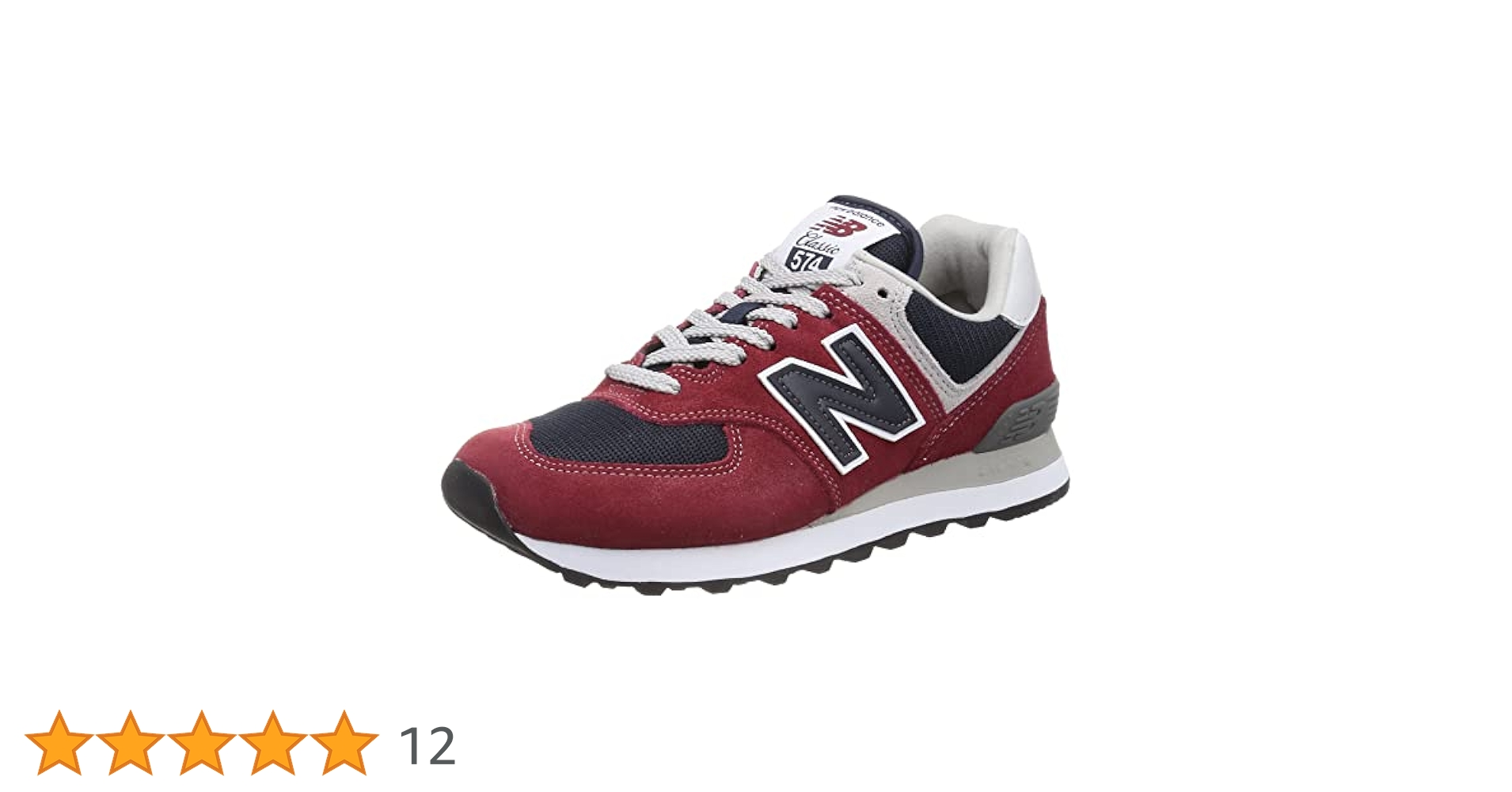 Mii　New Balance 574 レッド/ネイビー スニーカー New Balance 574 レッド/ネイビー ニューバランス スニーカー