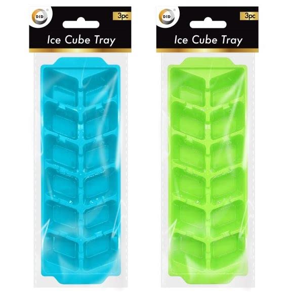 3pc Ice Cube Tray (Green)