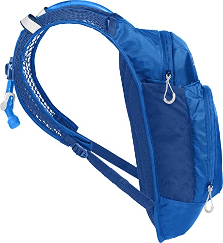 CamelBak Mini M.U.L.E. Kids Hydration Backpack for Hiking and Biking - 50oz, Blue