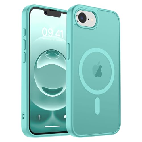 zapica Magnetic for iPhone 17e Case & iPhone 16e Case, Blue Green