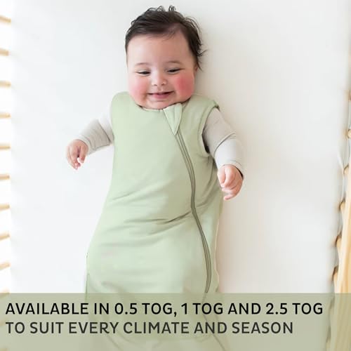 Image of ChotaBaby Premium Baby Wearable Blanket | Organic Bamboo Cotton, Breathable & Supersoft | 2-Way Zipper Infant Sleep Blanket