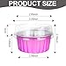 WYIPOLZI 200pcs Pink 5oz Aluminum Foil Baking Cups with Lids, 5oz Round Cupcake Liners, Disposable Tart Pie Tin Pan Holders for Christmas Party, Muffins, Pudding, Flan, Party, Wedding, Easter Desserts