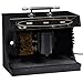 vidaXL Macchina Lucidascarpe Elettrica Automatica Nera Robusta Veloce con Sensore Pulizia Lucidatrice Scarpe Lustrascarpe con Dispensatore