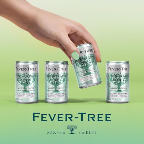 Fever-Tree Elderflower Tonic Water – Premium Mixer, 24 x 5.1 fl oz Cans - image 6