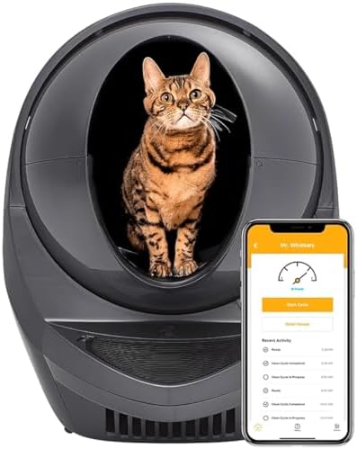Litter-Robot 3 Connect von Whisker, Grau - Automatische, selbstre...