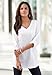 Roaman's Women's Plus Size Boyfriend Textured Tunic - 12, White