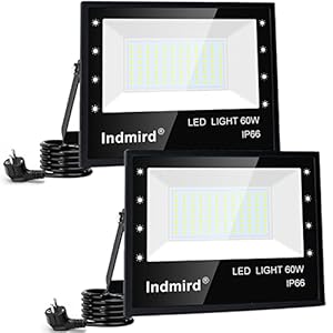 Indmird LED Light 60W Außenstrahler 2 Stück