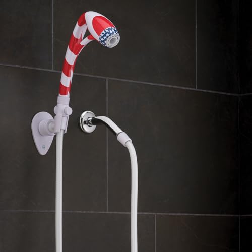 Regadera manual Oxygenics BodySpa RV Roja/Blanca/Azul, caudal 1,8 GPM (6,8 LPM) miniatura 3