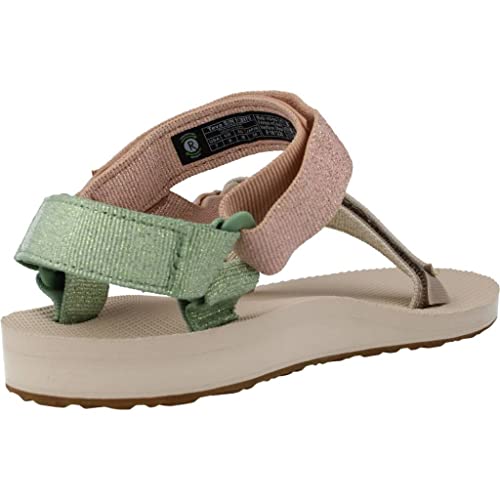 Image of Teva Women's Original Universal Metallic, Metallic Clay Multi, 9 M US