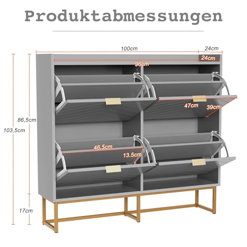 Meuble à chaussures fin anti-basculement pour sécuriser et désencombrer l'entrée