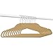 Closet Complete Premium Quality, True-Heavyweight, 80-gram, Virtually-UNBREAKABLE Velvet Hangers, Ultra-Thin, Space Saving, No Slip Hangers, Best for SUIT, Dress, Pants, Shirt, 360° Spin, CHROME Hooks, Camel Set of 25