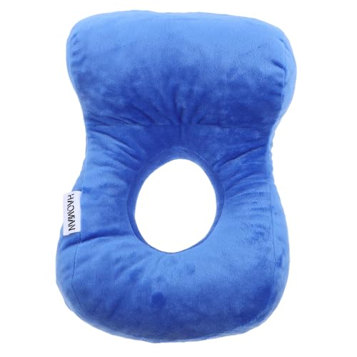 Operitacx Face Down Pillow Arm Groove Pillow Hole for and Neck Support Random Color