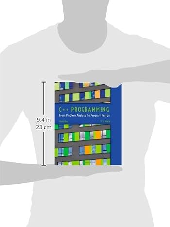 C++ Programming: From Problem Analysis to Program Design (MindTap Course List)