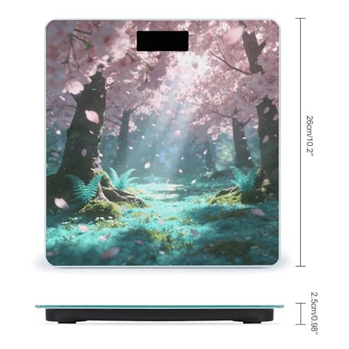 Báscula Digital de Baño con Alta Precisión y Pantalla LCD miniatura 2