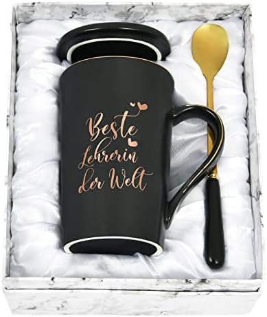 Abschiedsgeschenk Für Lehrerin – Tasse Mit Spruch: „Hart Zu Finden, Schwer Zu Verlassen“