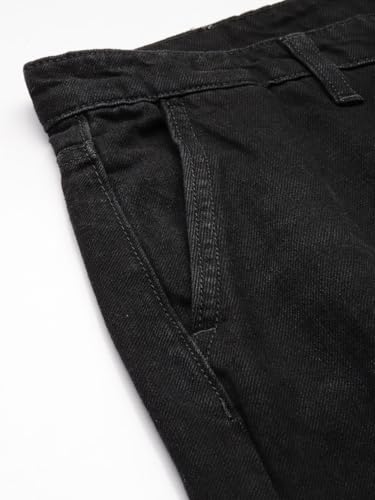 Image of The Indian Garage Co Men Skater Fit Solid Mid-Rise Jeans