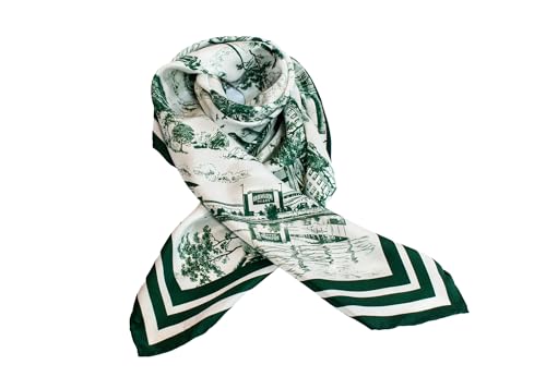 William & Lauren Women’s 100% Silk Baylor Toile Scarf -Elegant Gift for Baylor Graduates, Alumni, and Fans – Officially Licensed Collegiate Accessory3