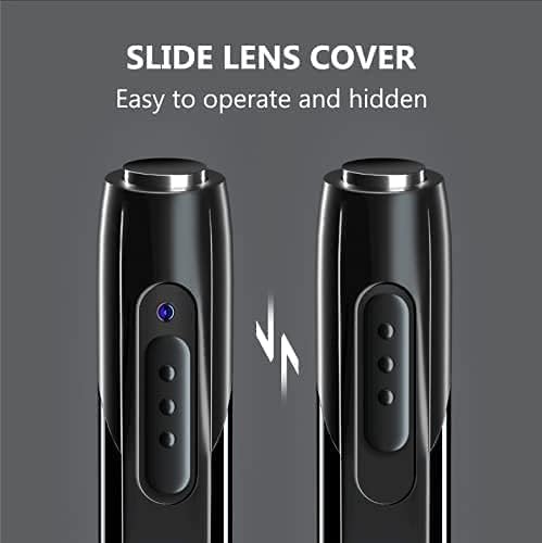 Image of Spy Camera with Audio and Video Recorder Pen 4k Full HD Hidden Camera Ultra Small Camera, Support 128GB Micro SD Card Long Battery Backup Indoor Outdoor Usage (Pen Camera)