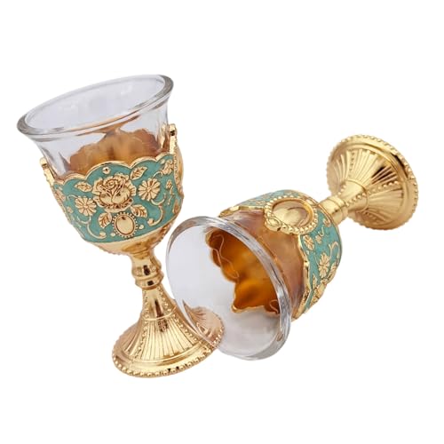 MIDOKSTUA Copas de vino con diseño de rosas delicadas grabadas, accesorios ideales para uso doméstico y eventos especiales, copas de vino de cristal inciso
