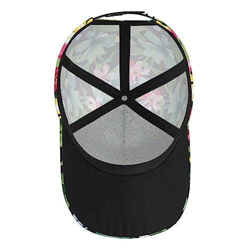 Casquette de baseball hawaïenne anti-UV avec trou queue de cheval ergonomique - 7