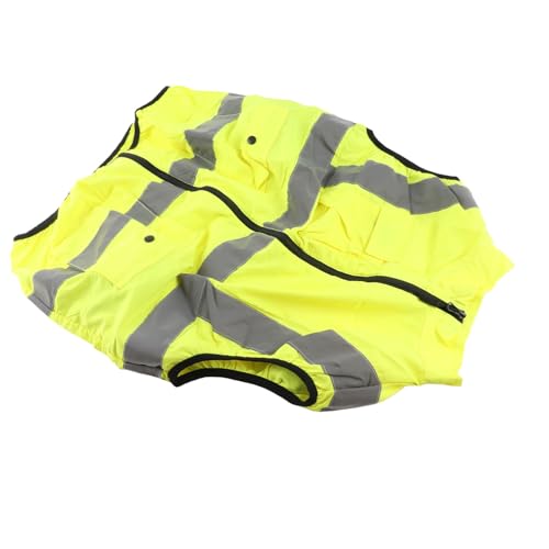 Chaleco de refrigeración con ventilador recargable de poliéster ligero 5V con rayas reflectantes 7