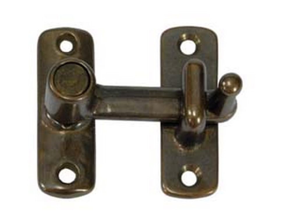 10PZ TAVELLINI A SCATTO LISCIO CON INCONTRO IN OTTONE BRONZATO - incontro mm.5h.