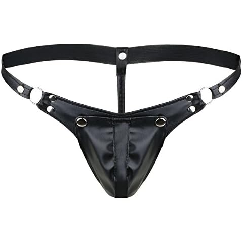inhzoy Herren Mini Slip Wetlook String Tanga T-Back Thong Cover
