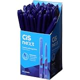CIS NEXT Caneta Esferografica - 0.7 mm - Caixa com 50 unidades - cor Azul