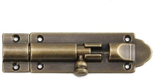 Solid cast Brass Barrel Bolt, Antique Brass Door Sliding latches, Heavy Duty Door Sliding Bolt Latch