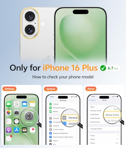 Image of FNTCASE for iPhone 16 Plus Case: [Compatible with Magsafe] Integrated Silicone Phone Cases with [Full Camera Protection] [Screen Protector] Military Grade Shockproof Protective Cover - Light Moss