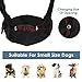 Lukovee Pet Sling, Hand Free Dog Sling Carrier Adjustable Padded Strap Tote Bag Breathable Cotton Shoulder Bag Front Pocket Safety Belt Carrying Small Dog Cat Puppy Machine Washable (Black, S)