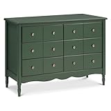 Namesake Liberty 6-Drawer Dresser for Nursery - GREENGUARD Gold Certified - Assembled Wooden Double Chest of Drawers for Kids, Boys, and Girls - Baby Dresser for Bedroom & Living Room - Forest Green