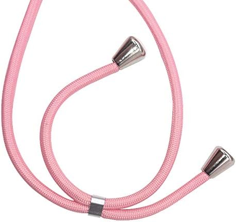PuYu Zhe Compatible With iPhone 12 Mini Case,Soft Matte Silicone TPU Crossbody Cover with Adjustable Neck Cord Lanyard Strap,Slim Stylish Shockproof Lanyard Case-Pink - Image 5