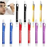 10 Stück Diagnostikleuchte, LED Pupillenleuchte, Medizinische Penlight mit Taschenclip und Gravur, Medizinische Medizin Rettungsdienst Penlight Wiederverwendbar für Krankenschwestern Ärzte Schüler