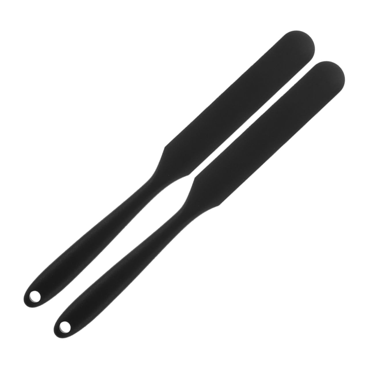 2pcs Non-stick Silicone Waxing Applicator Sticks for Hair Removal Reusable Waxing Tools for Underarms Legs Hard Spatula for Smooth Skin
