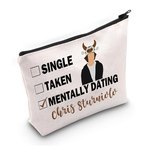 PWHAOO Bolsa de maquiagem Sturniolo inspirada em Sturniolo para presente mentalmente namoro C Sturni