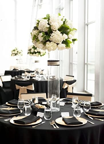 24 Pack Black Cloth Napkins,18 x18 Inch Polyester Dinner Napkins Soft and Comfortable Table Napkins with Hemmed Edges Washable Reusable Napkins for Dinning Parties Weddings Hotel Banquety